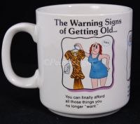 WARNING SIGNS of Getting Old WOMAN Coffee Mug